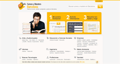 Desktop Screenshot of cursos-masters-barcelona.com