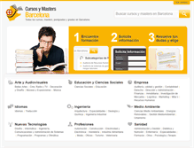 Tablet Screenshot of cursos-masters-barcelona.com